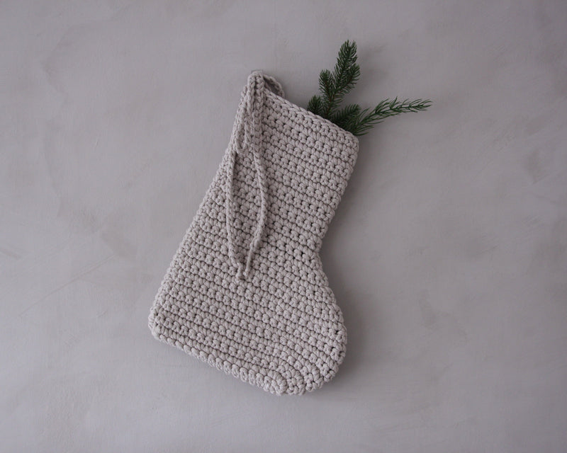 Crochet Christmas Stocking | OATMEAL