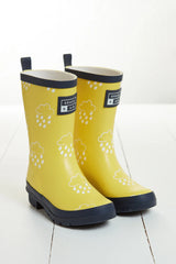 Grass & Air - Older Kids Yellow - Colour Changing Wellies