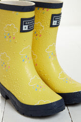Grass & Air - Older Kids Yellow - Colour Changing Wellies