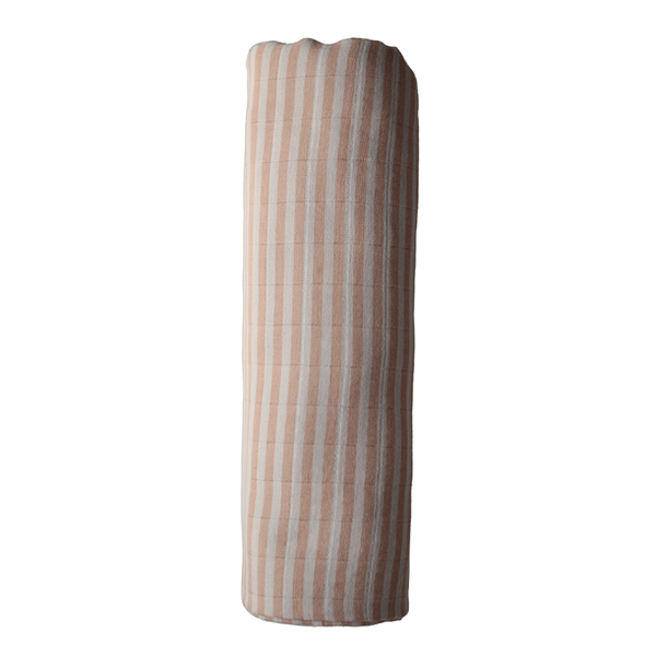 Organic Cotton Swaddle Natural Stripes