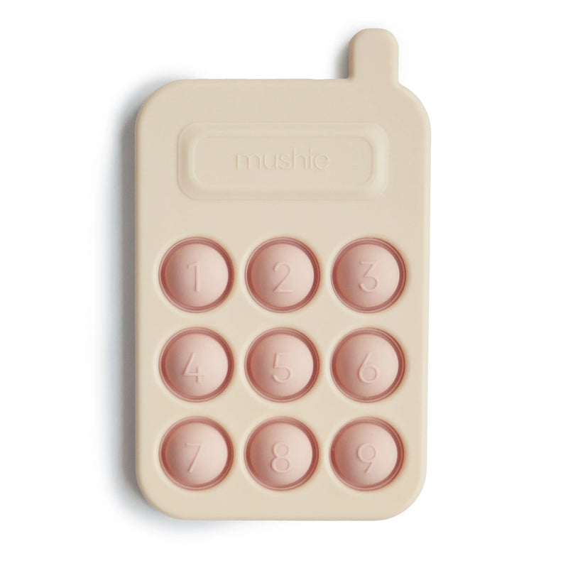 Mushie - Press Toy - Phone Blush