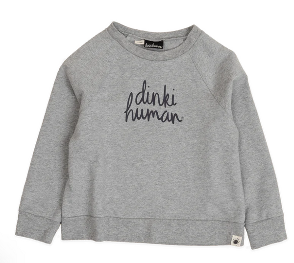 Organic Cotton Sweatshirt - 'Dinki Human'