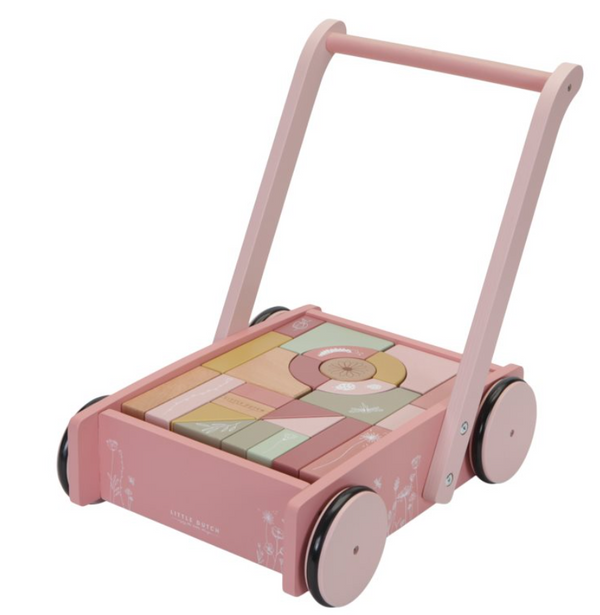 Block Trolley- Flowers
