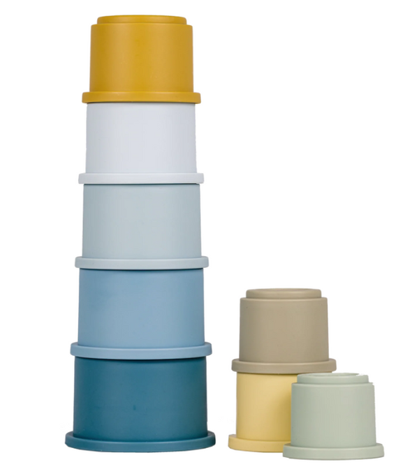 Little Dutch Stacking Cups-Blue