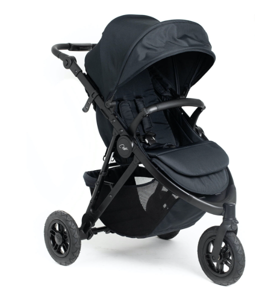 Roma Atlas 3 Wheel Pram-Jet Black