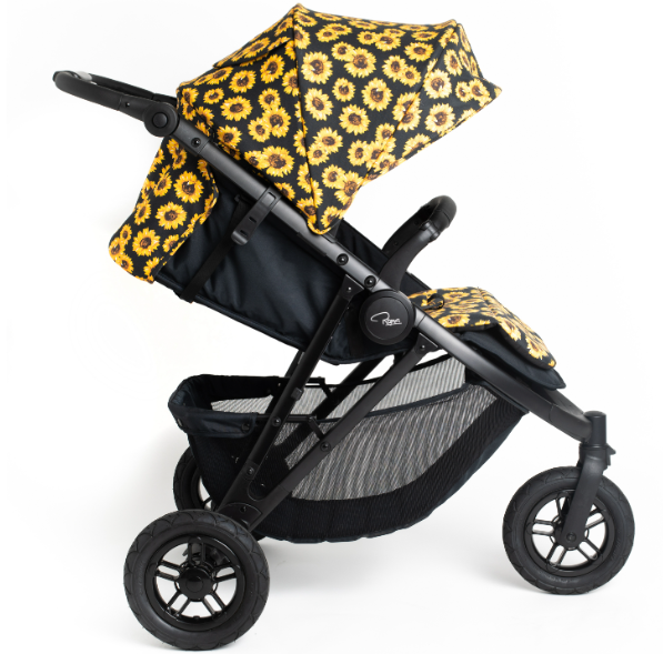 Roma Atlas 3 Wheel Pram-Sunflower