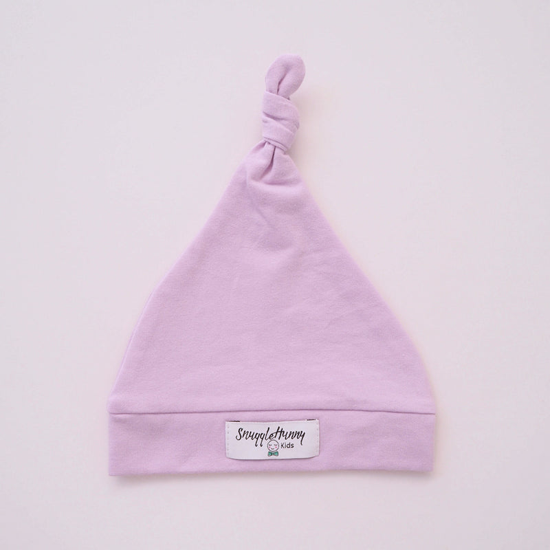 Lilac Knotted Beanie