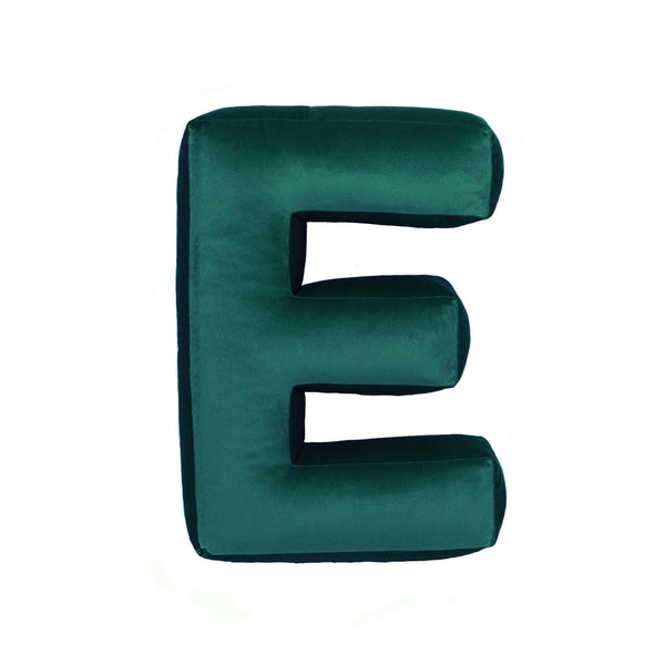 Betty’s Home Velvet Letter Cushion in E