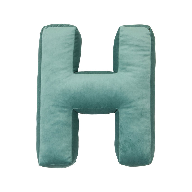 Betty’s Home Velvet Letter Cushion in H