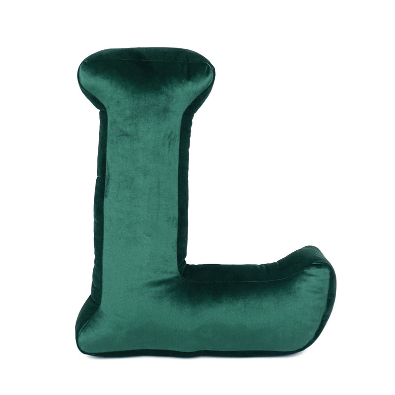 Betty’s Home Velvet Letter Cushion in L