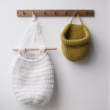 Crochet Hanging Bags | OATMEAL