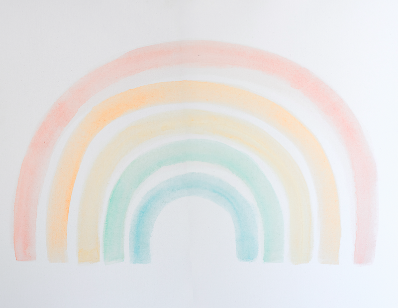 Elsi Rainbow Wallpaper
