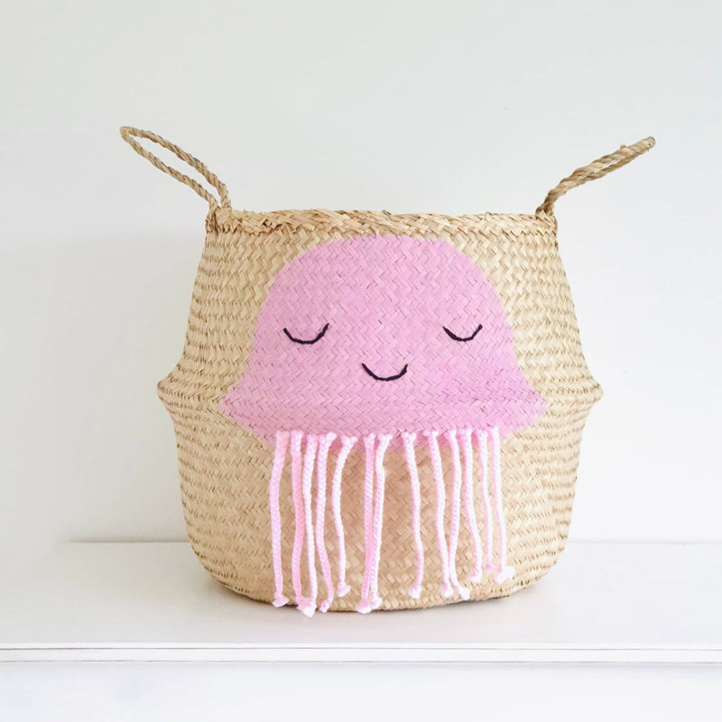 Pink Jellyfish Basket - Extra Large