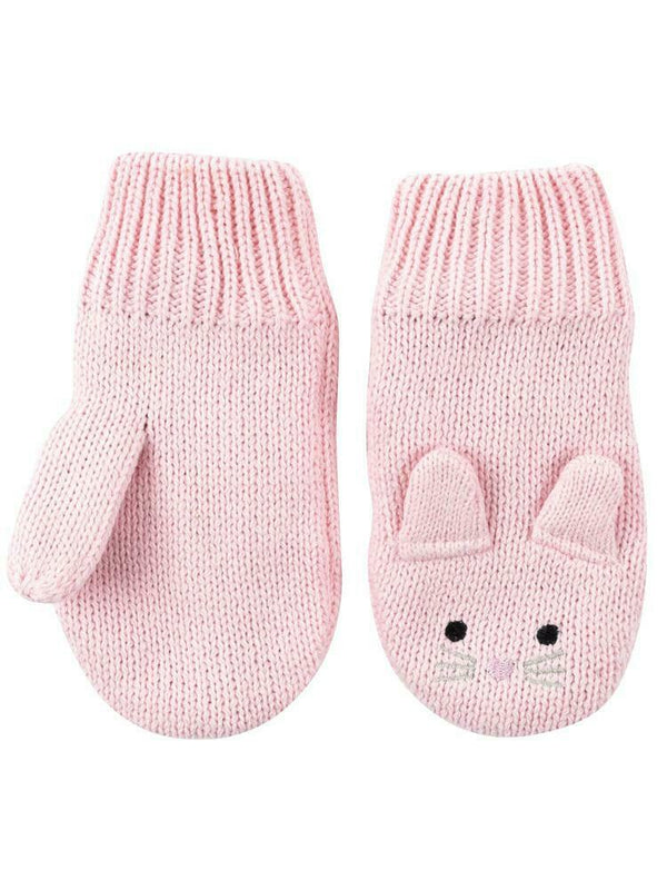 Bunny Mittens-Pink