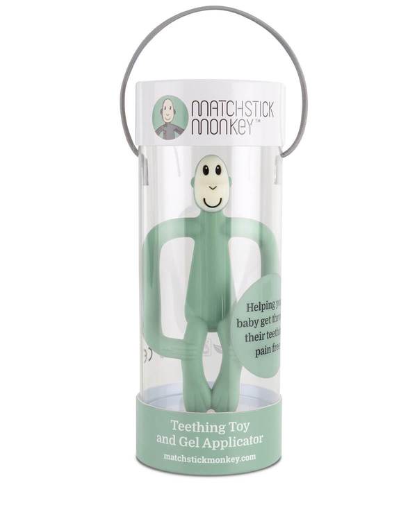 Mint Green Original Matchstick Monkey Teether