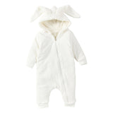 Winter Fleece Rabbit Romper